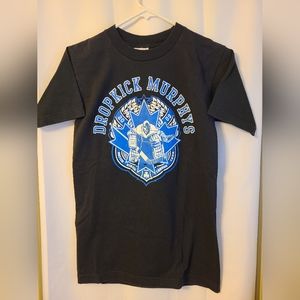 Dropkick Murphys☘️2009 US Canada Tour SMALL T-Shirt☘️Irish Punk Skeleton Hockey